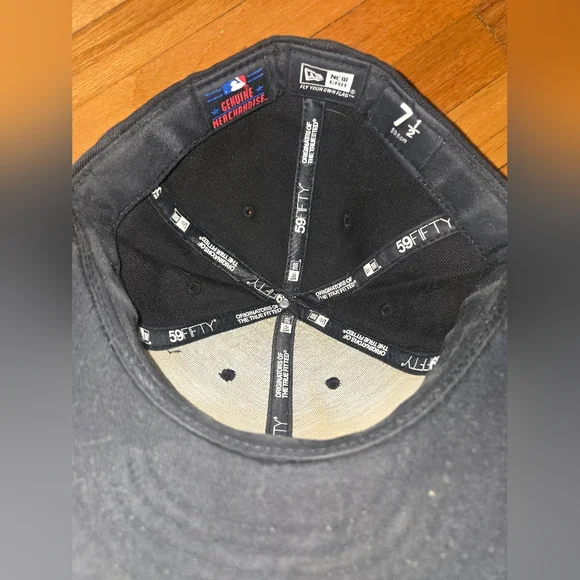 D.C. New Era Black 59FIFTY Fitted Hat - Picture 3 of 3